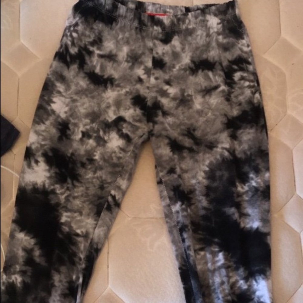 Black, White, and Grey Flare-out Pants